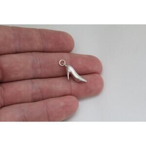 Sterling Silver 3D High Heel Charm